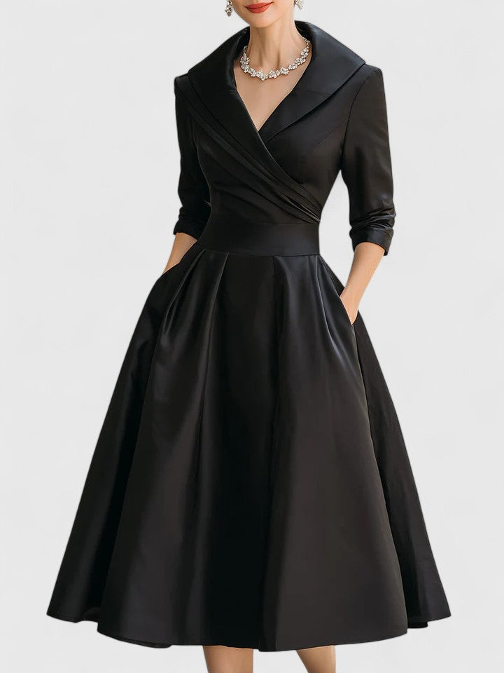 Vivienne™ | Women's Elegant Vintage Swing Dress