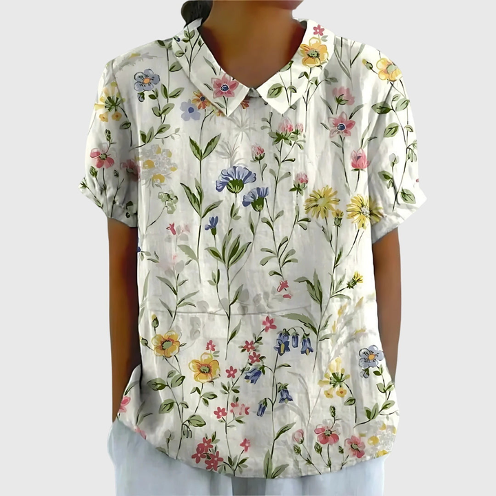 Wren™ | Women's Breathable Floral Cotton Blouse